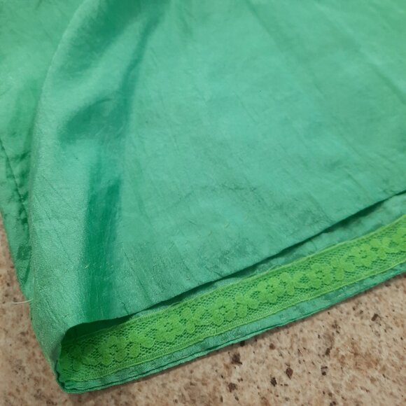 Vtg 90s green windbreaker jacket - Diane Von Furstenberg - Picture 9 of 11